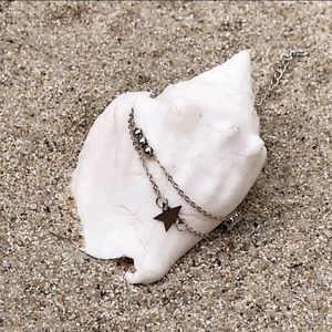 “Astral” Chain Anklet | Silver Tone